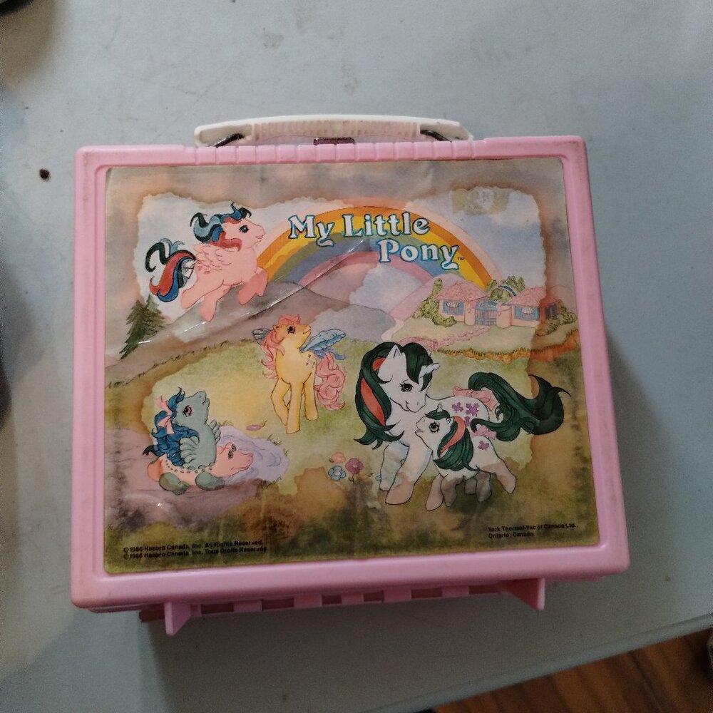 Vintage 1986 my Little Pony lunch box